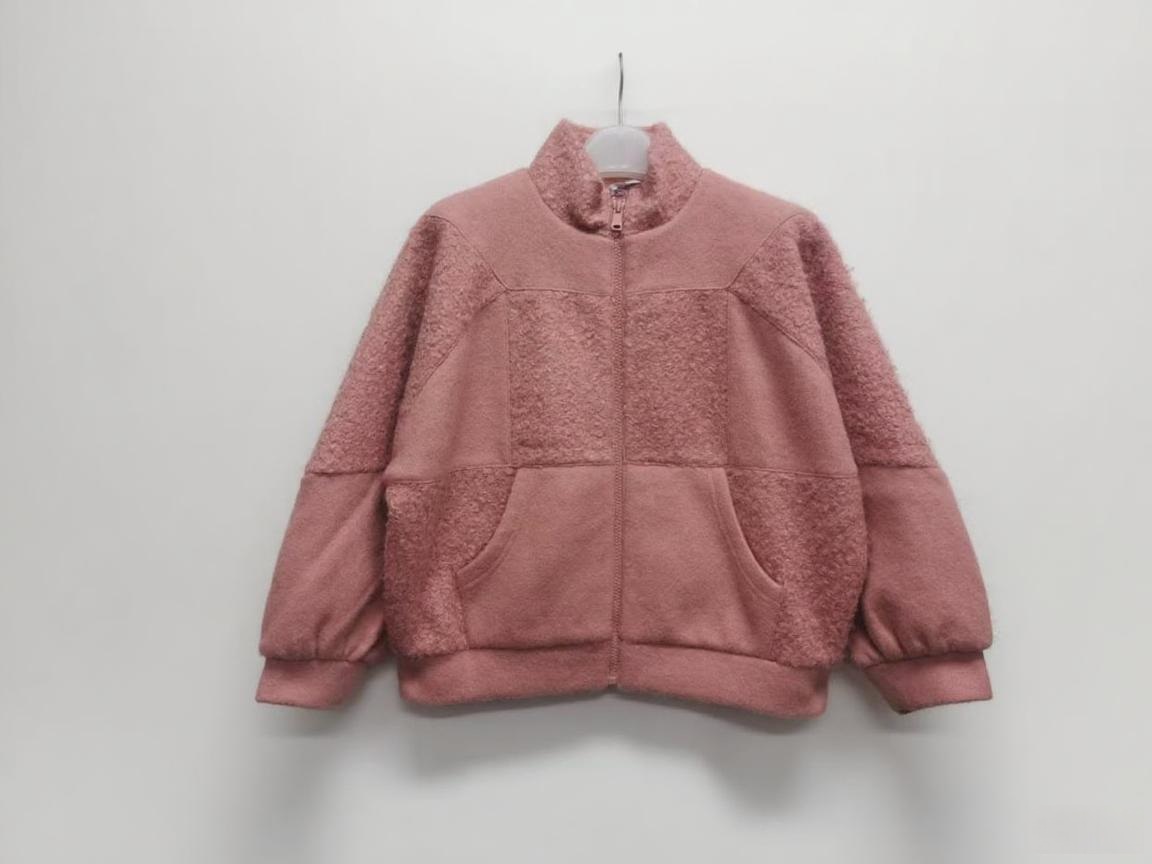BEAN SAND PINK FLEECE COAT