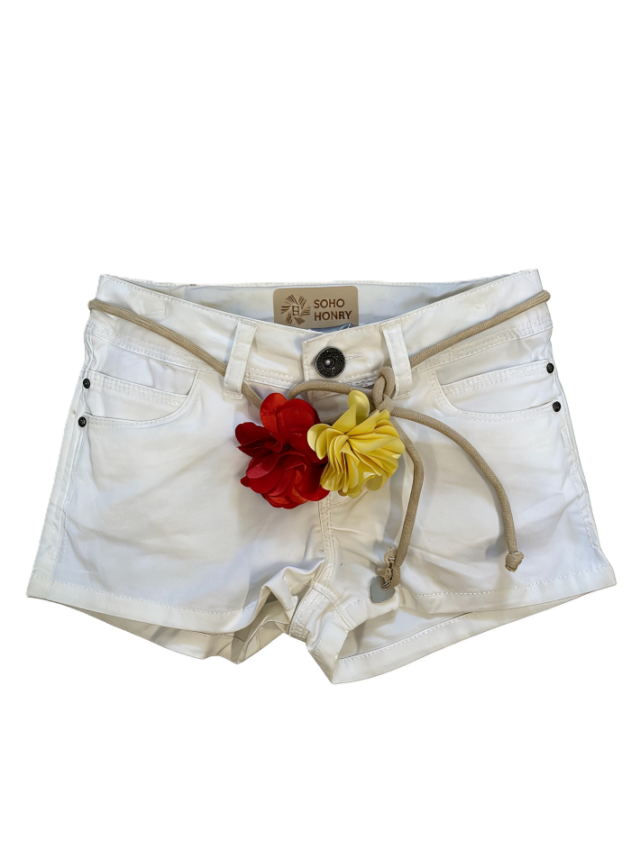 GIRL’S WHITE SHORTS