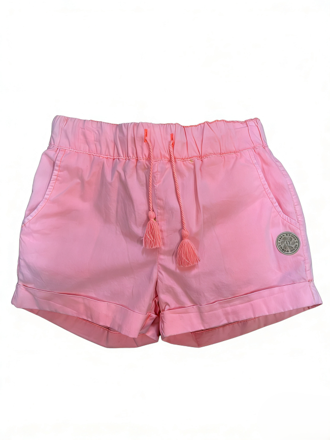SWEET AND COOL GIRL PINK COMFORTABLE DRAWSTRING SHORT