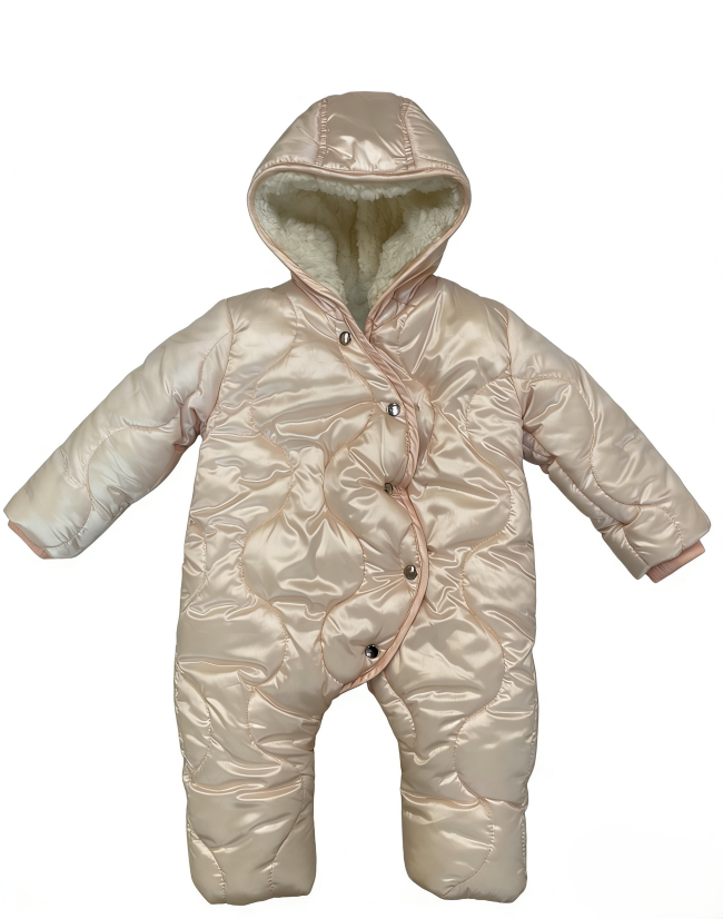 BABY GOURD-SHAPED QUILTED OVERALL