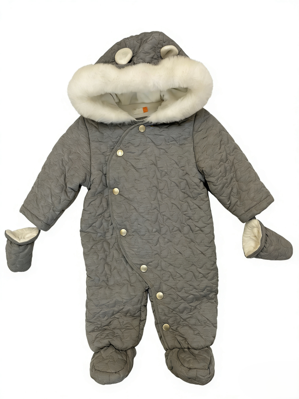 WARM STAR GUARDIAN BABY QUILTED OVERALL