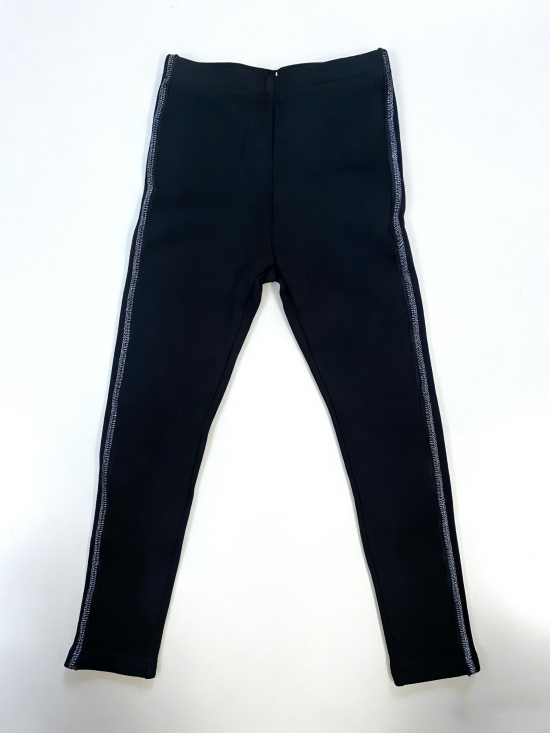 MINIMALIST SPORTY STYLE LONG PANTS WITH SIDE DECORATIVE STITCHING