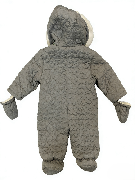 WARM STAR GUARDIAN BABY QUILTED OVERALL