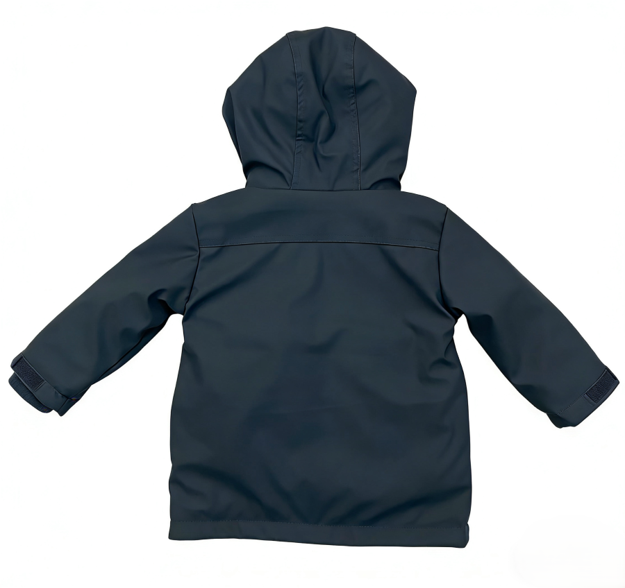 NAVY BLUE CHILDREN’S HOODED RAINCOAT