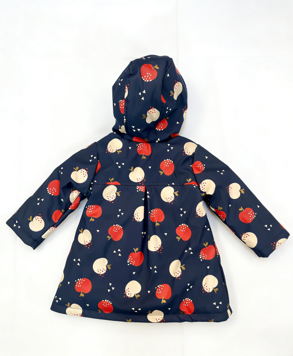 CHILDREN’S APPLE PRINT RAINCOAT