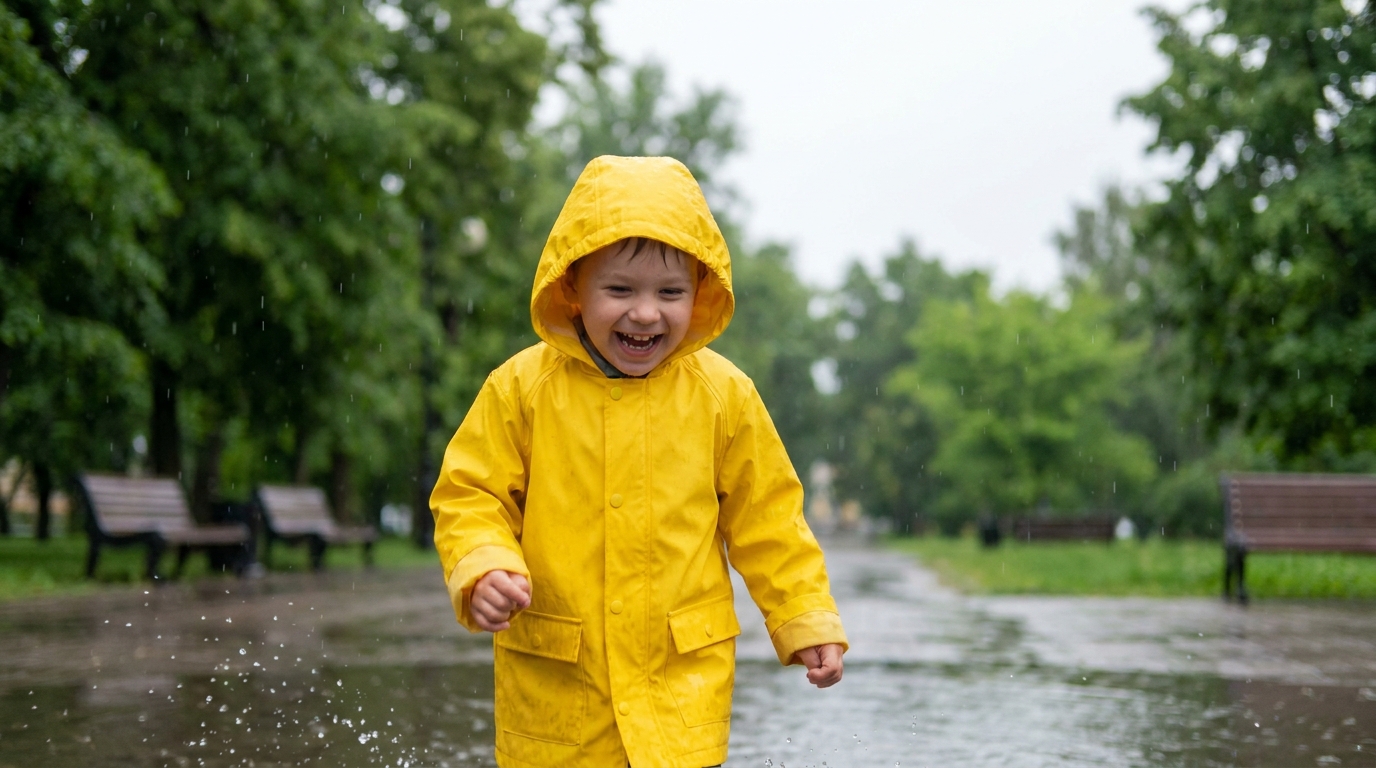 kids casual jackets hooded water resistant
