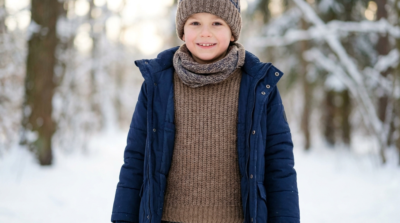 kids padded jackets thick blue